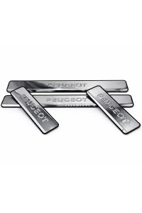 پارکابی استیل پژو چهار تکه ضد خش با حک PEUGEOT